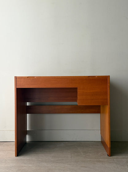 Danish flip top teak vanity