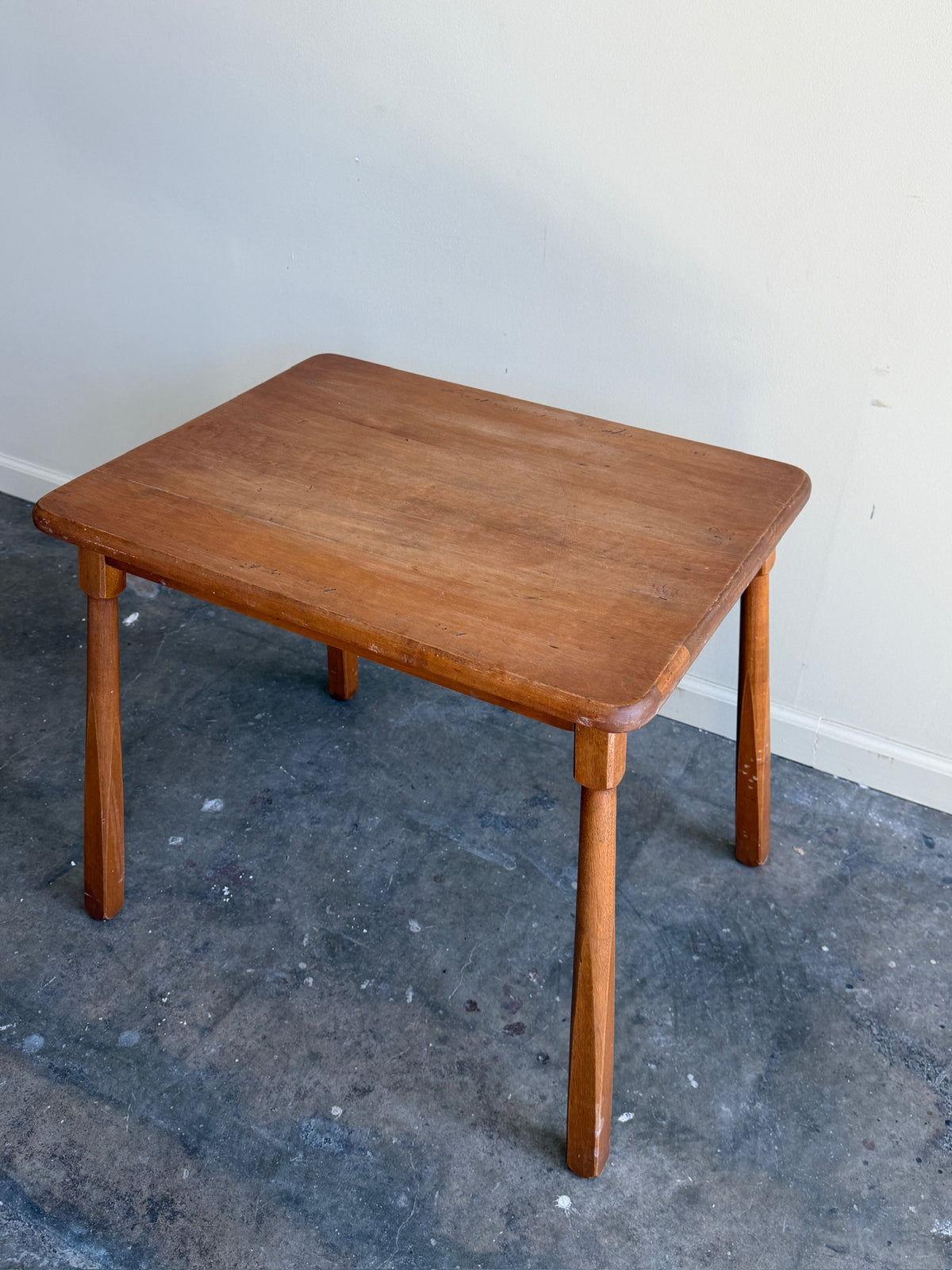 Maple side table