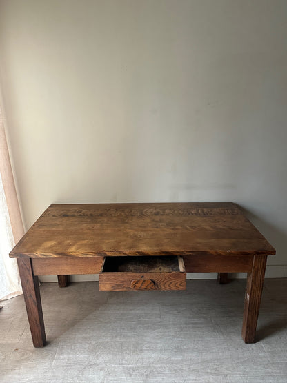 Oak dining table