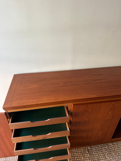 Danish teak credenza