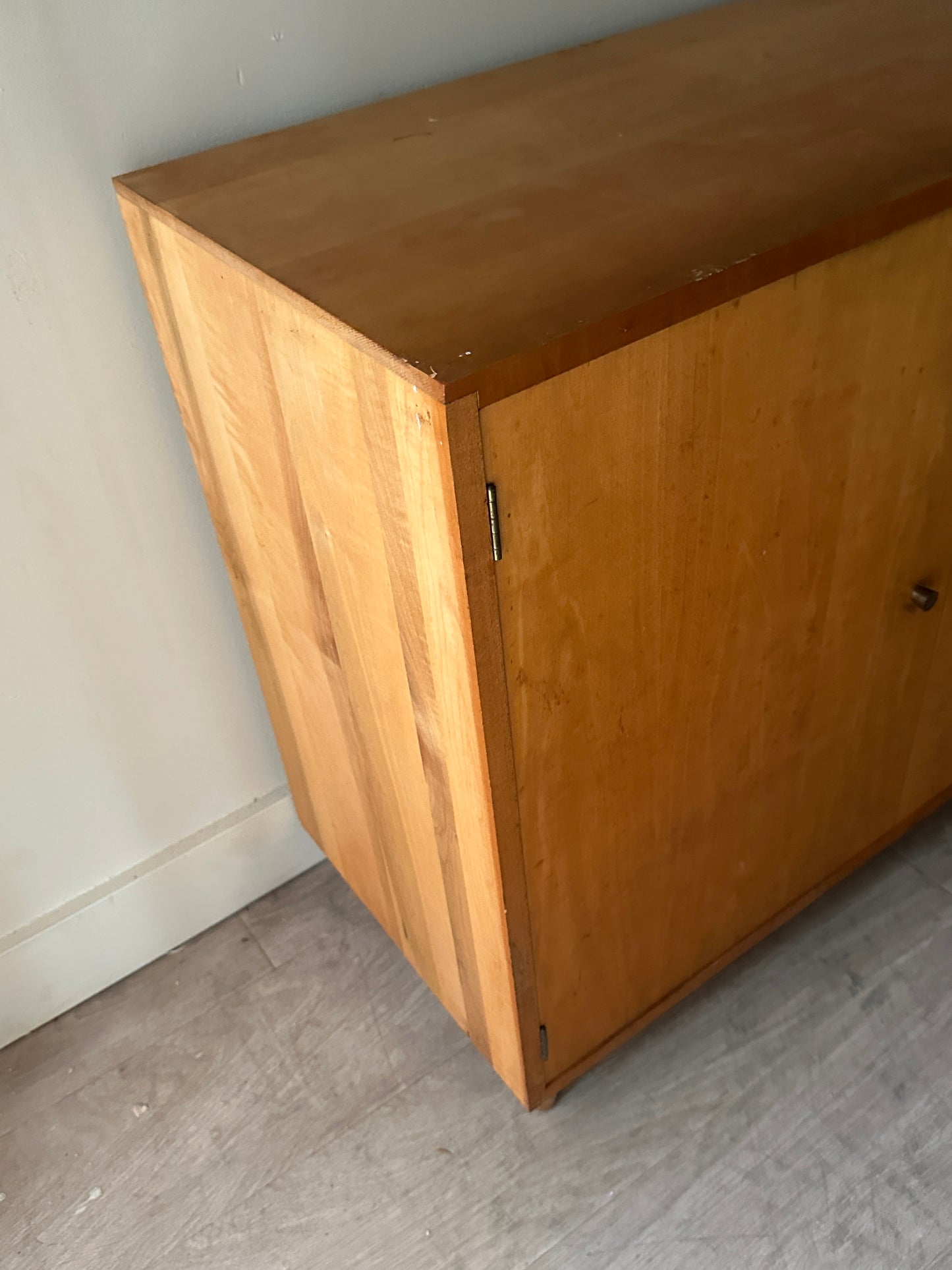 Small maple cabinet