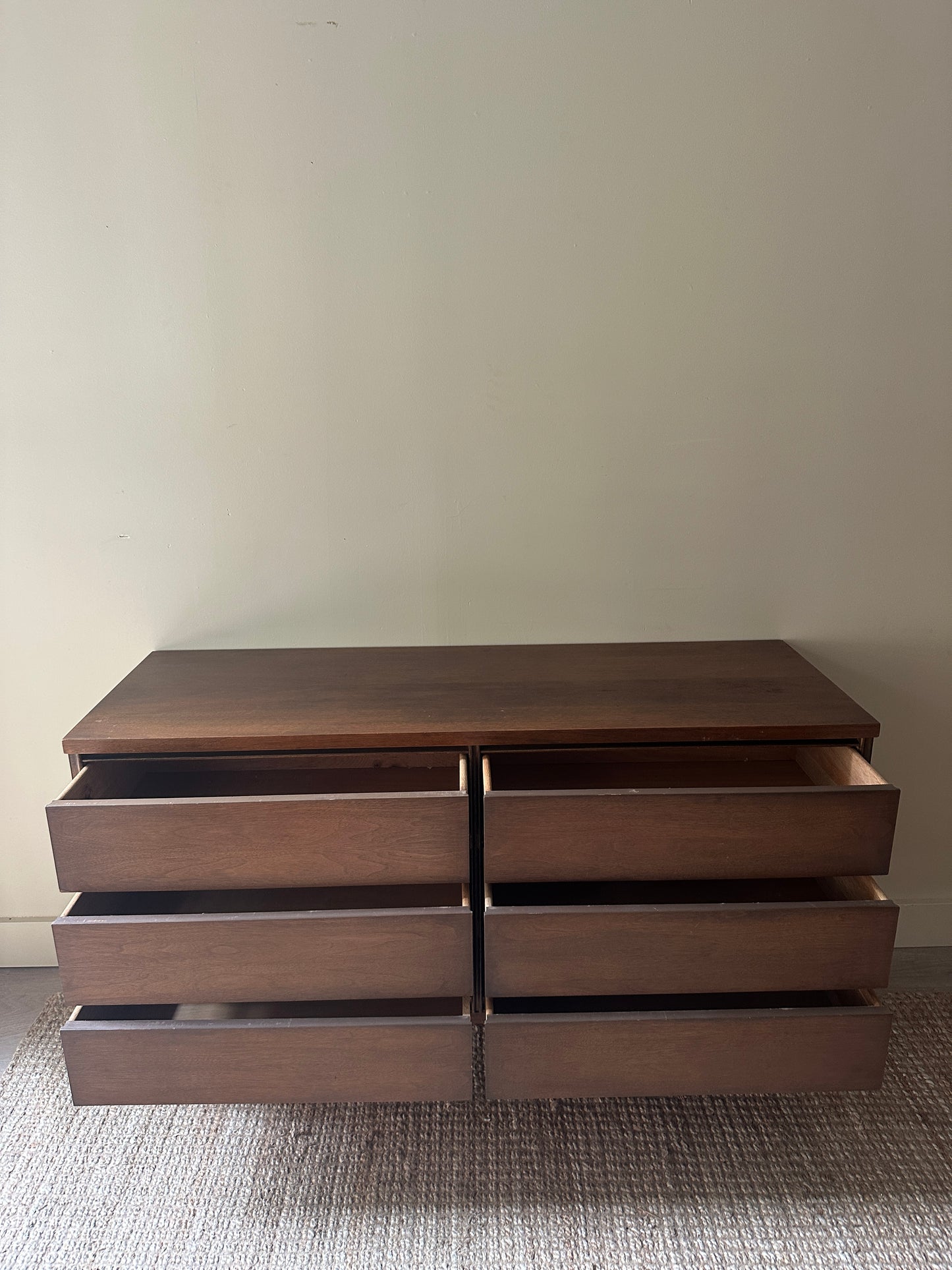 Walnut credenza