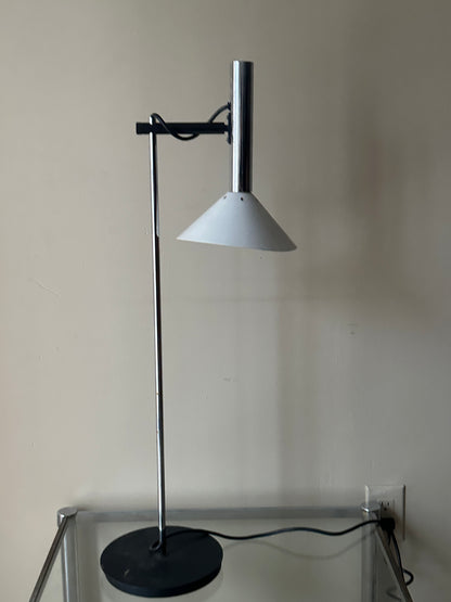 Chrome table lamp