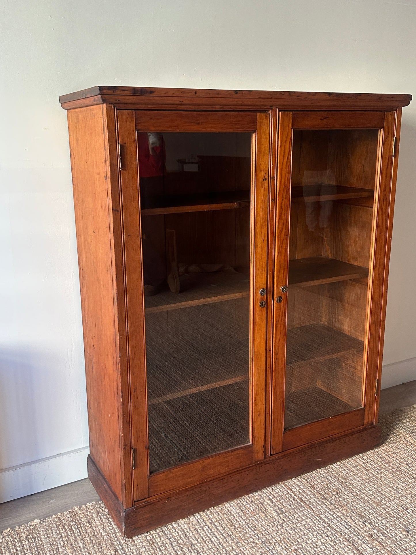 Pine display case