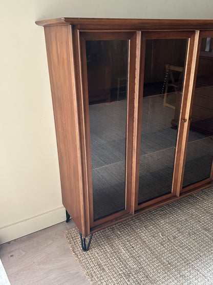 Walnut display case