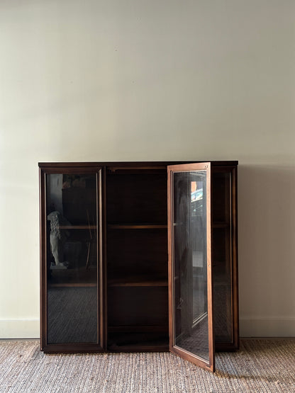 Walnut display case