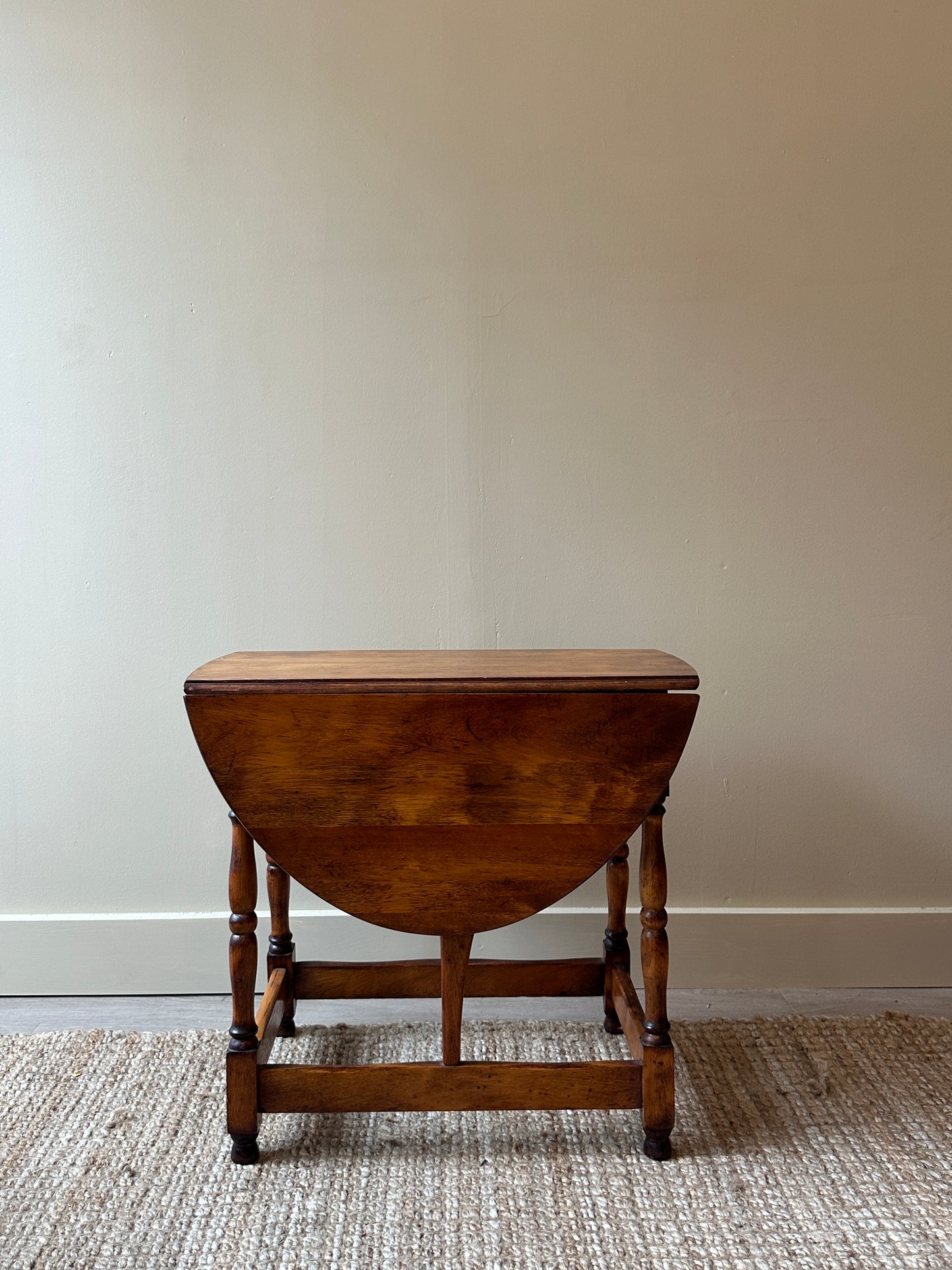 Small drop leaf side table