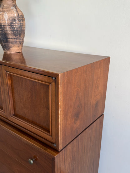 Red Lion walnut gentleman’s dresser