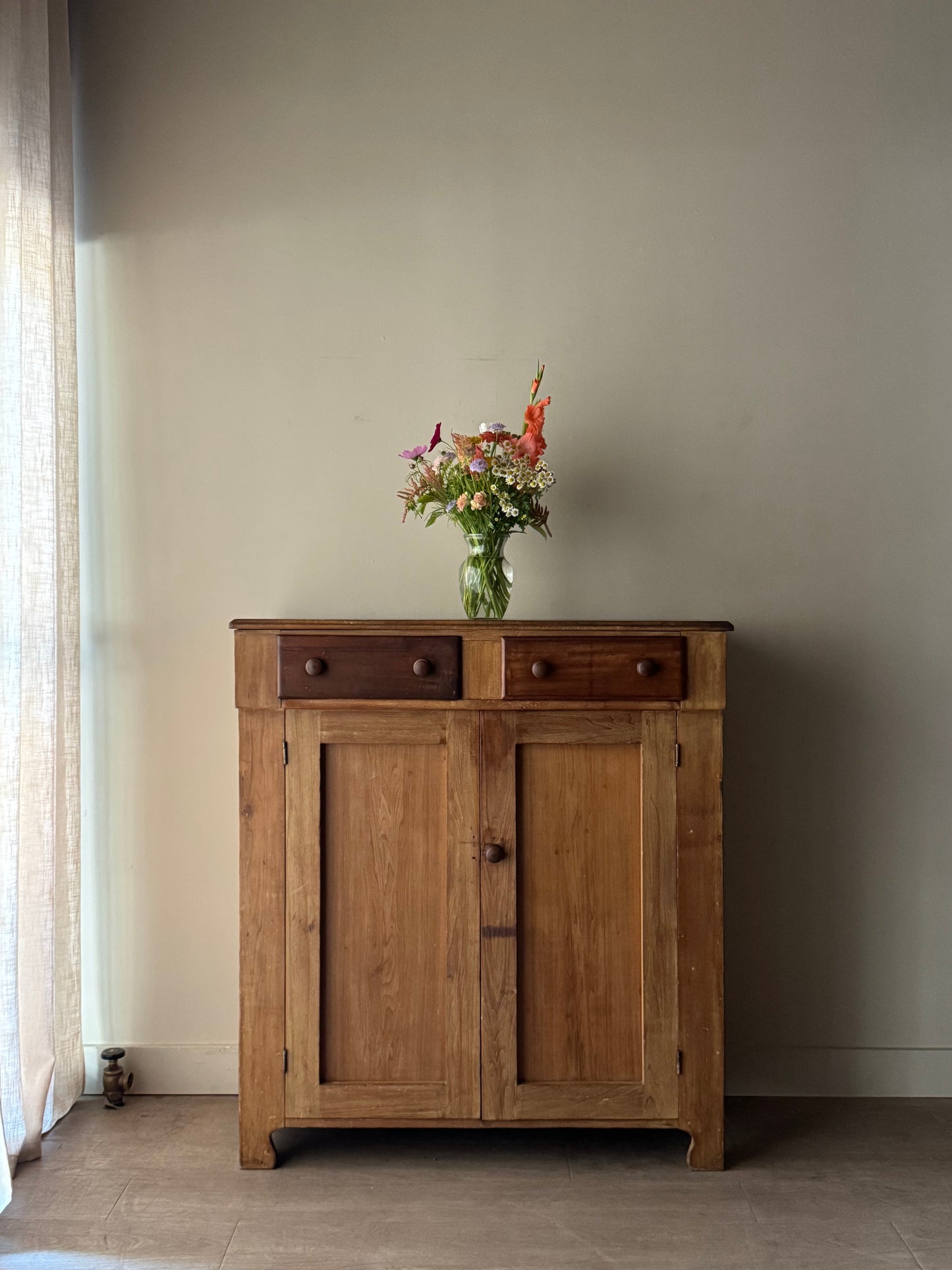 Pennsylvania Federal pine jelly cupboard