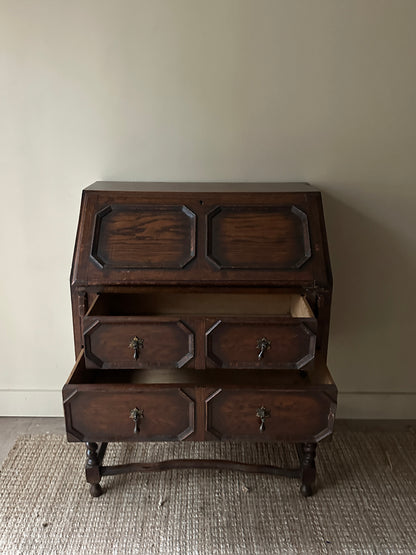 Barley twist secretary desk