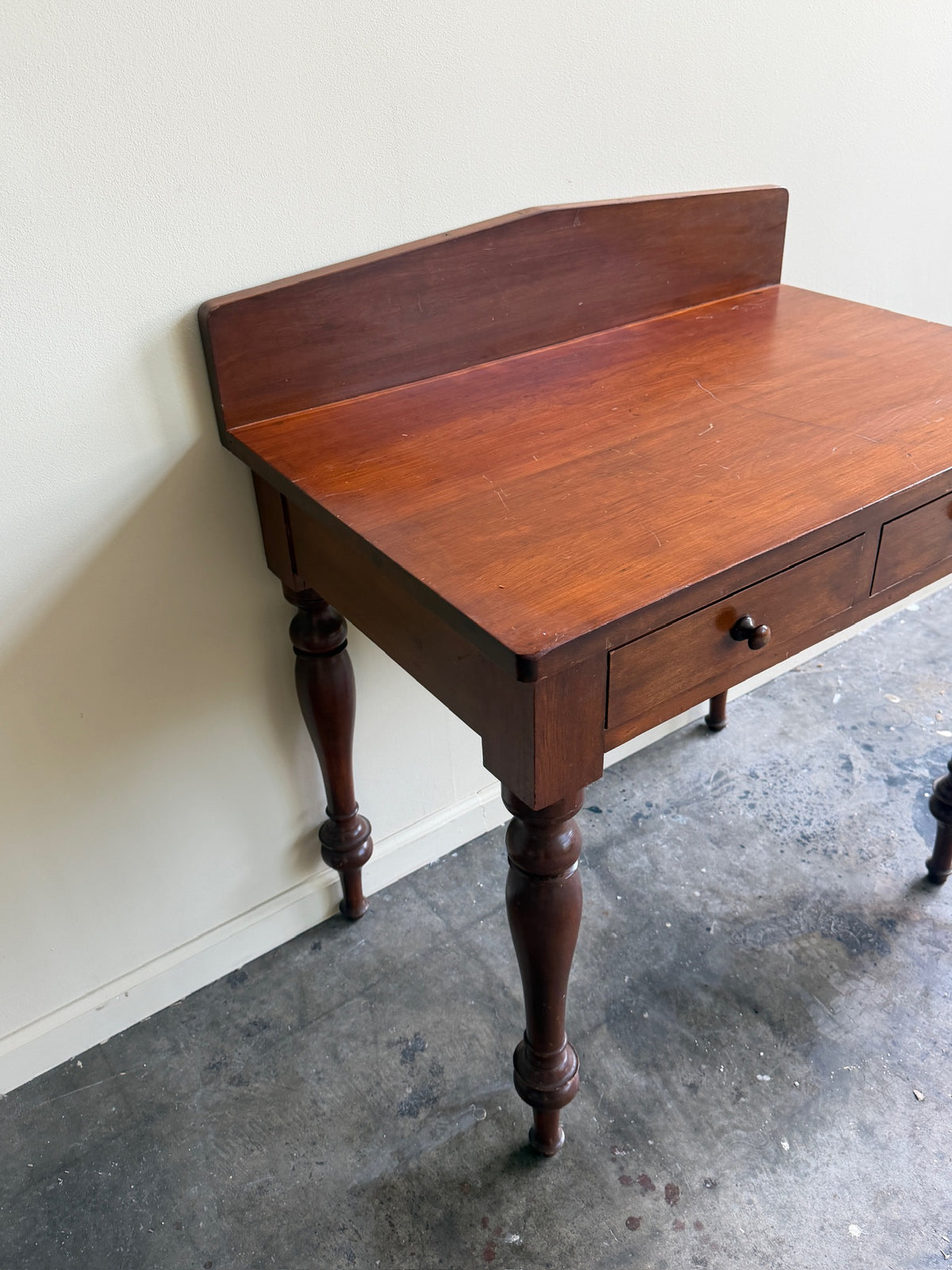 Mid-Atlantic Sheraton cherry console table