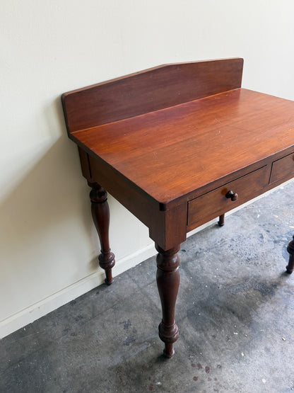 Mid-Atlantic Sheraton cherry console table