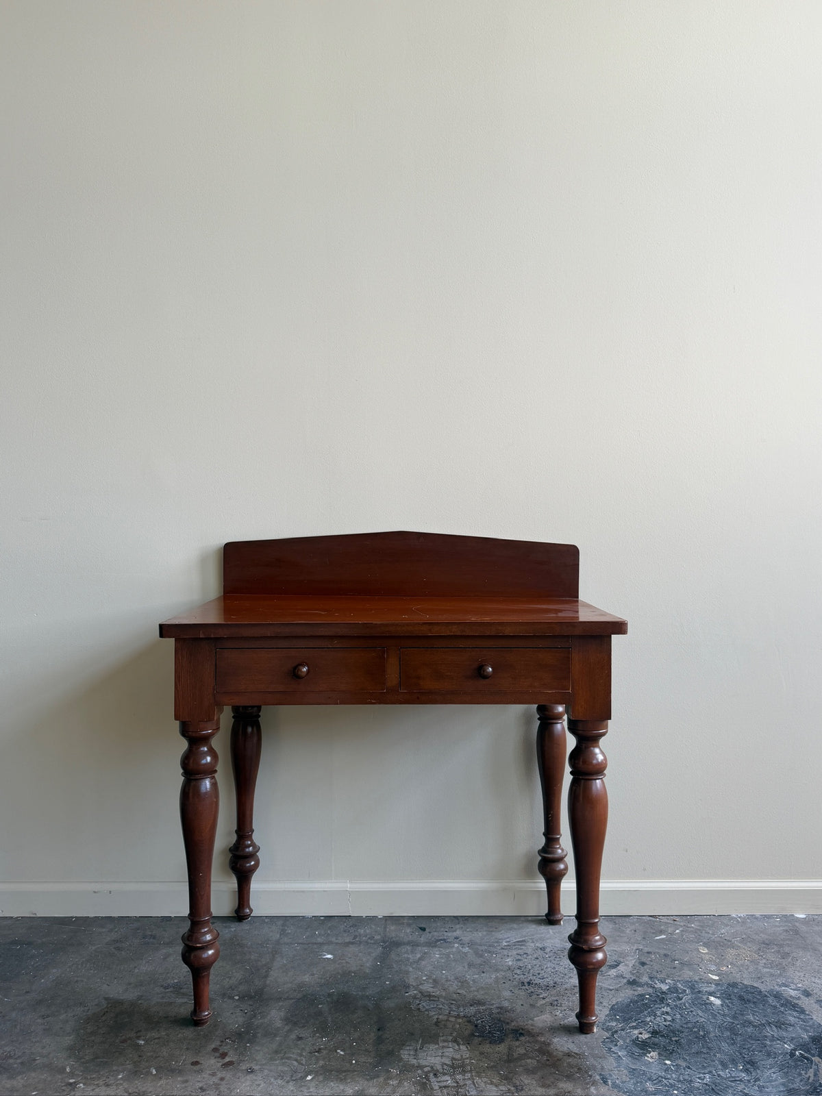 Mid-Atlantic Sheraton cherry console table