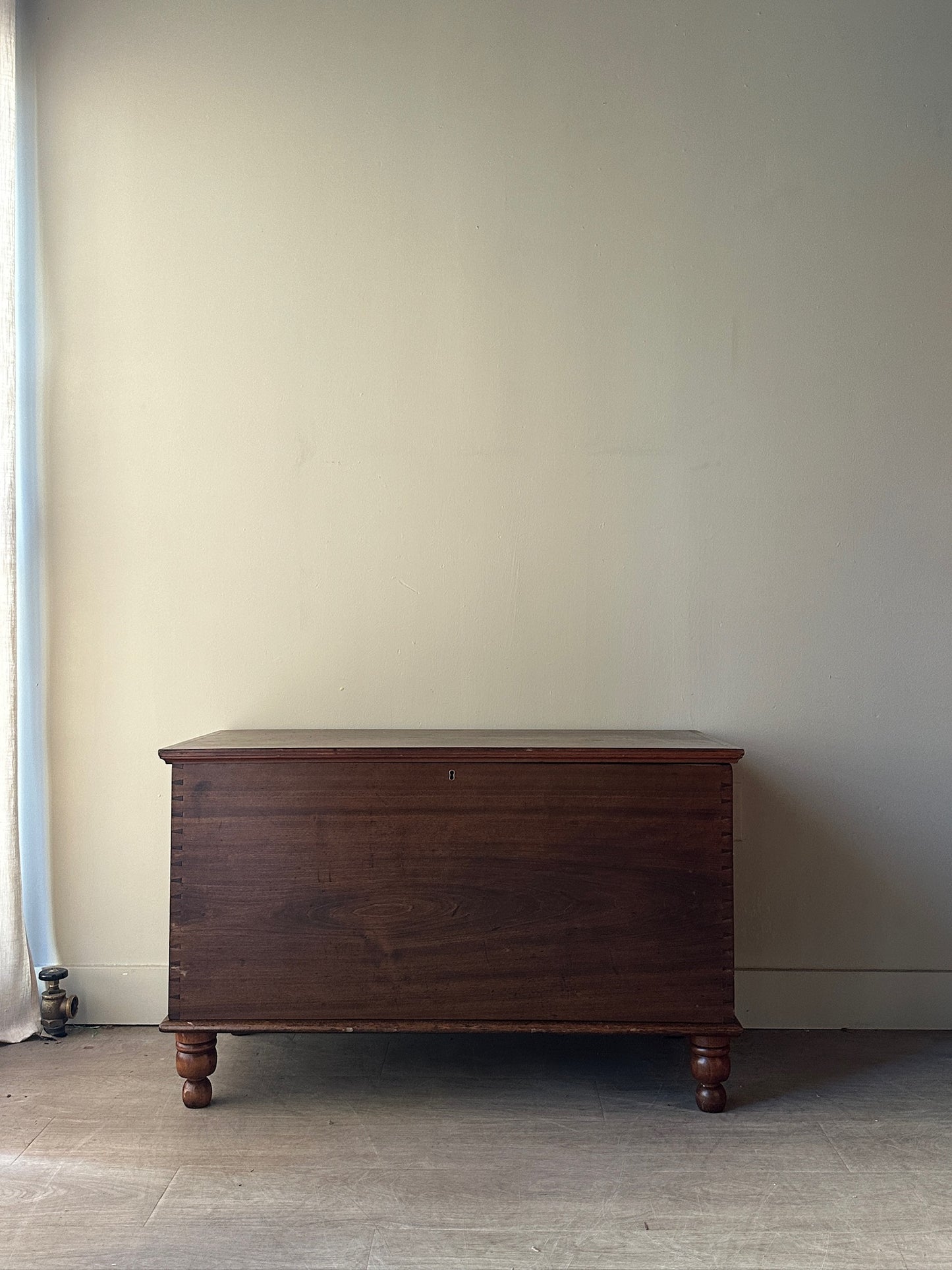 Dark pine chest