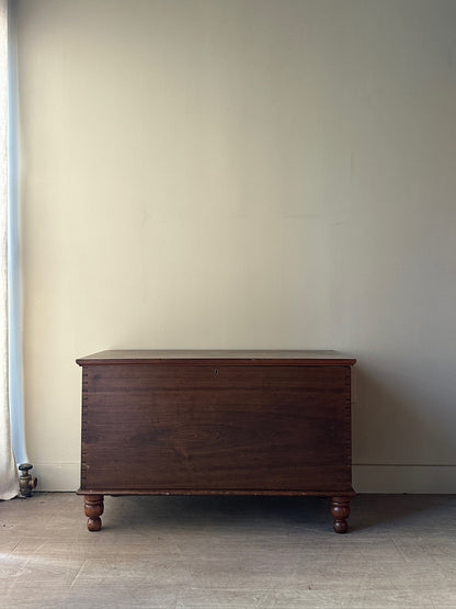 Dark pine chest