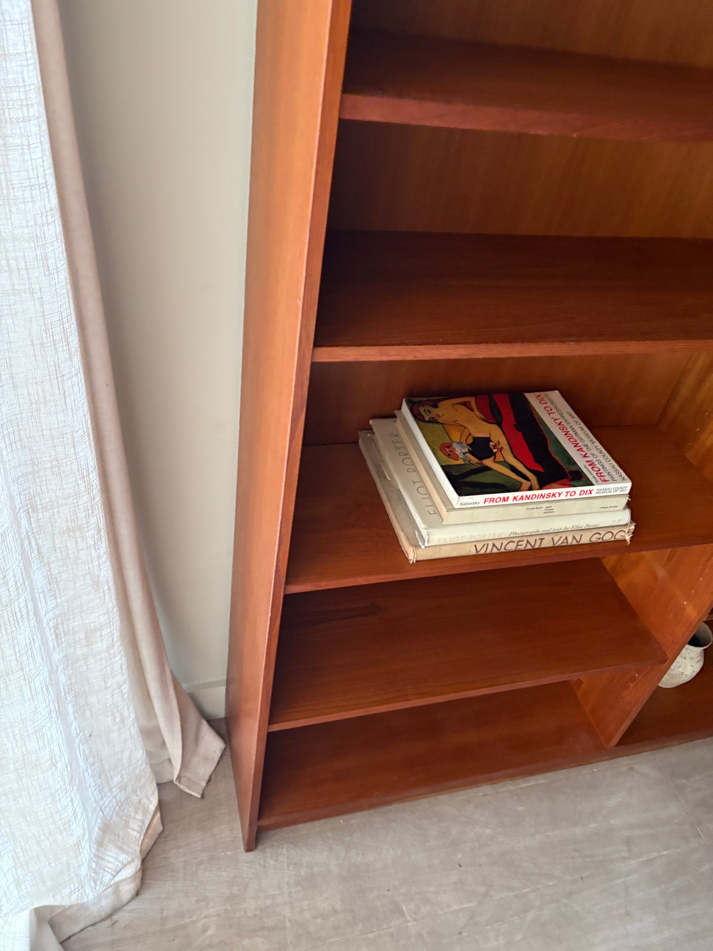 Danish teak bookcase