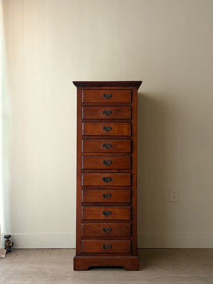 Scandinavian oak lingerie chest
