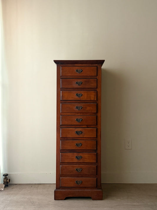 Scandinavian oak lingerie chest