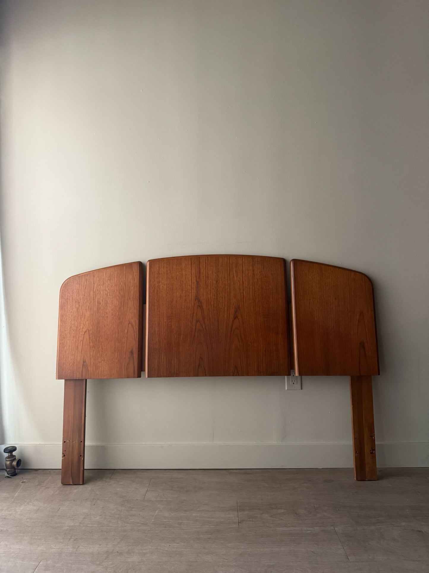 Lane walnut queen headboard