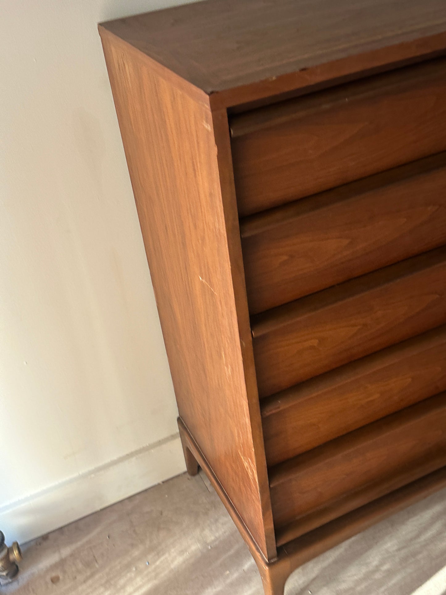 Walnut tallboy