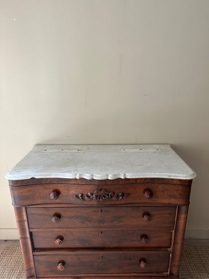 Marble top dresser