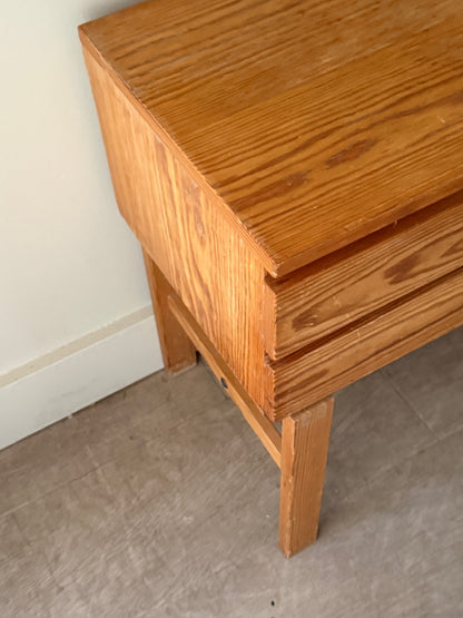 Sigurd Goransson pine console & mirror