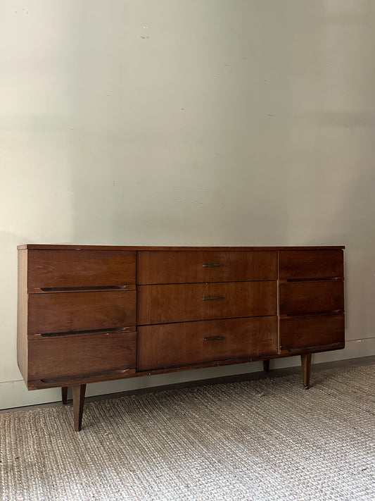 Walnut dresser. Refinishing project.