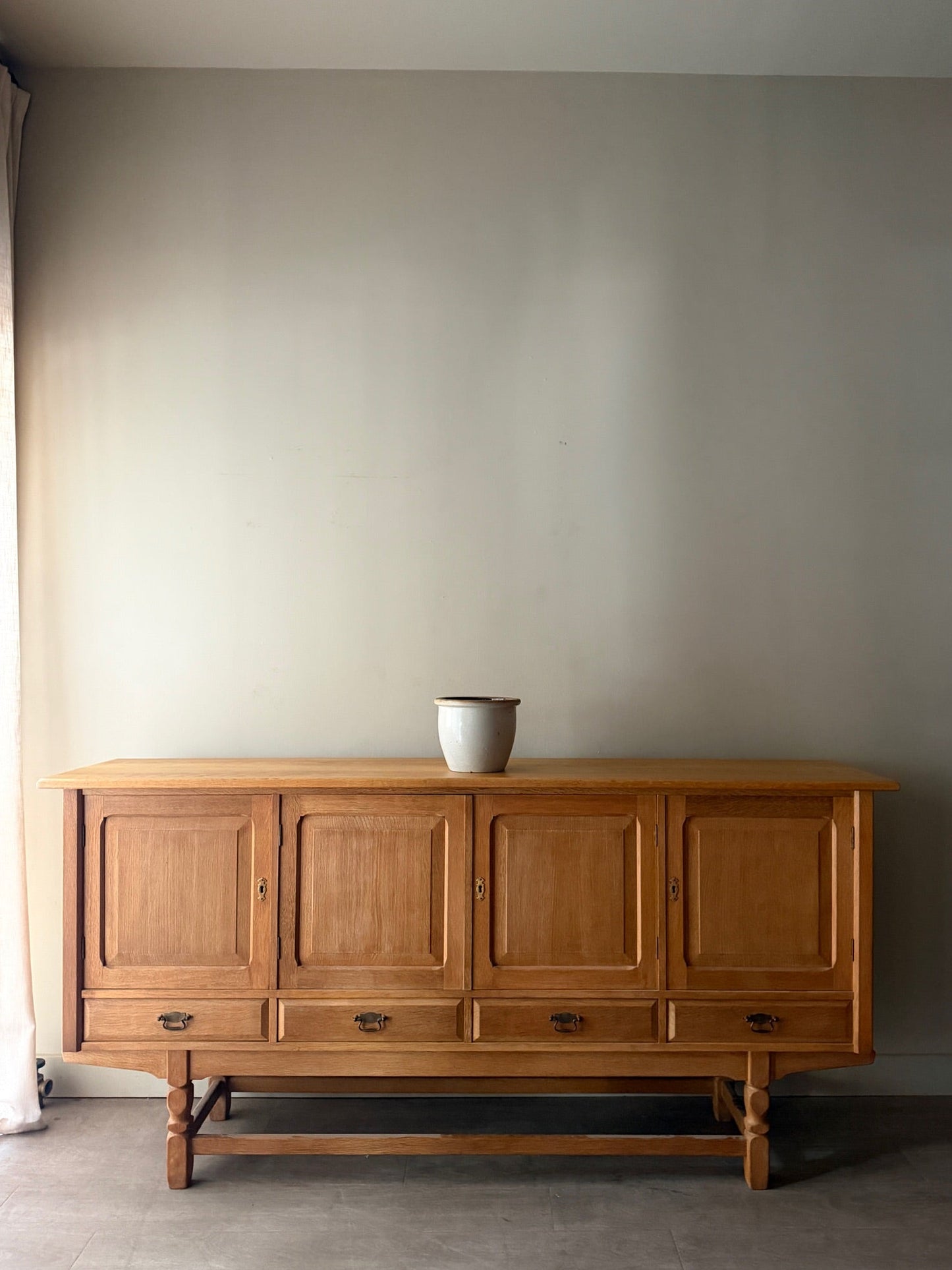 Henning Kjaernulf for E.G. Danish oak sideboard
