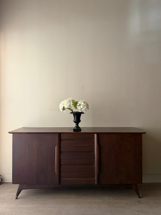 Walnut credenza