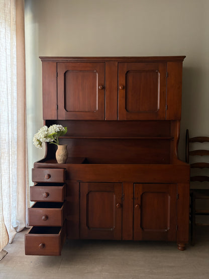 Pennsylvania Federal cherry high back dry sink
