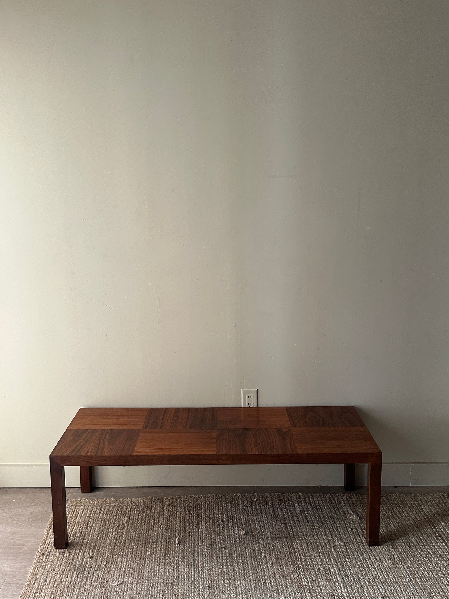 Walnut coffee table