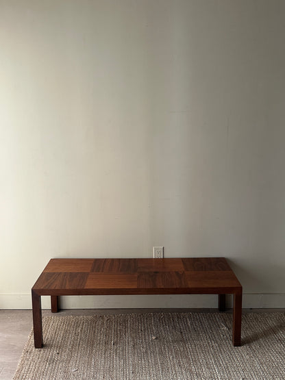 Walnut coffee table