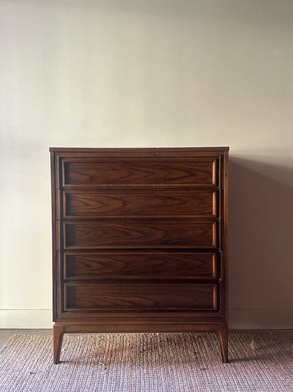 Walnut tallboy