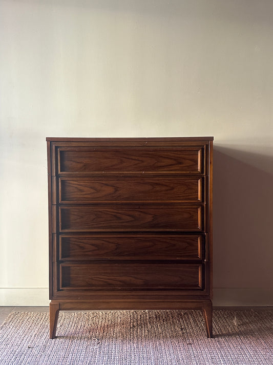Walnut tallboy