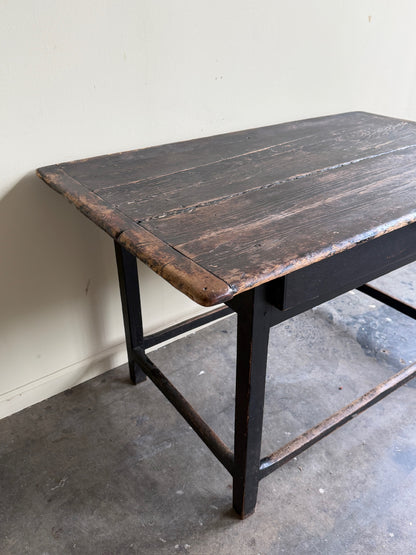 Painted pine work table