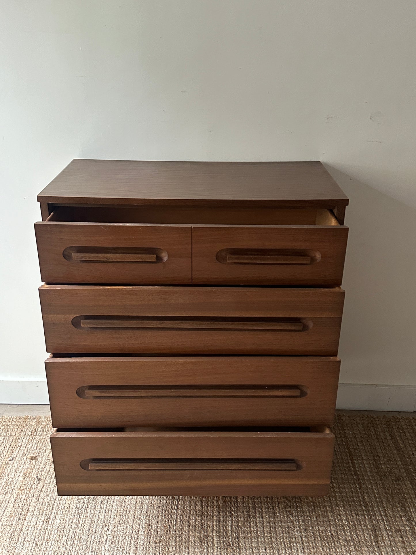 Walnut tallboy