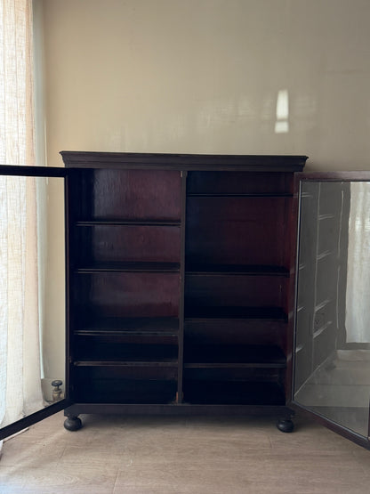 Mahogany display cabinet
