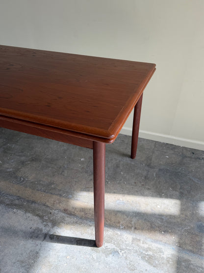 Danish teak extending dining table