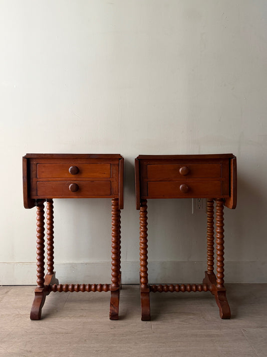 Pine side tables. Sold individually.