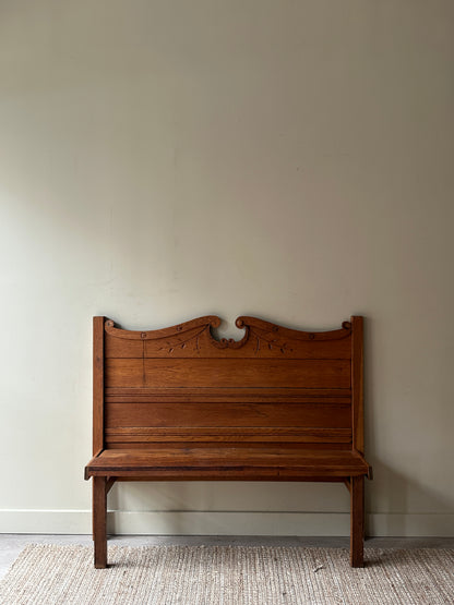 Oak bench