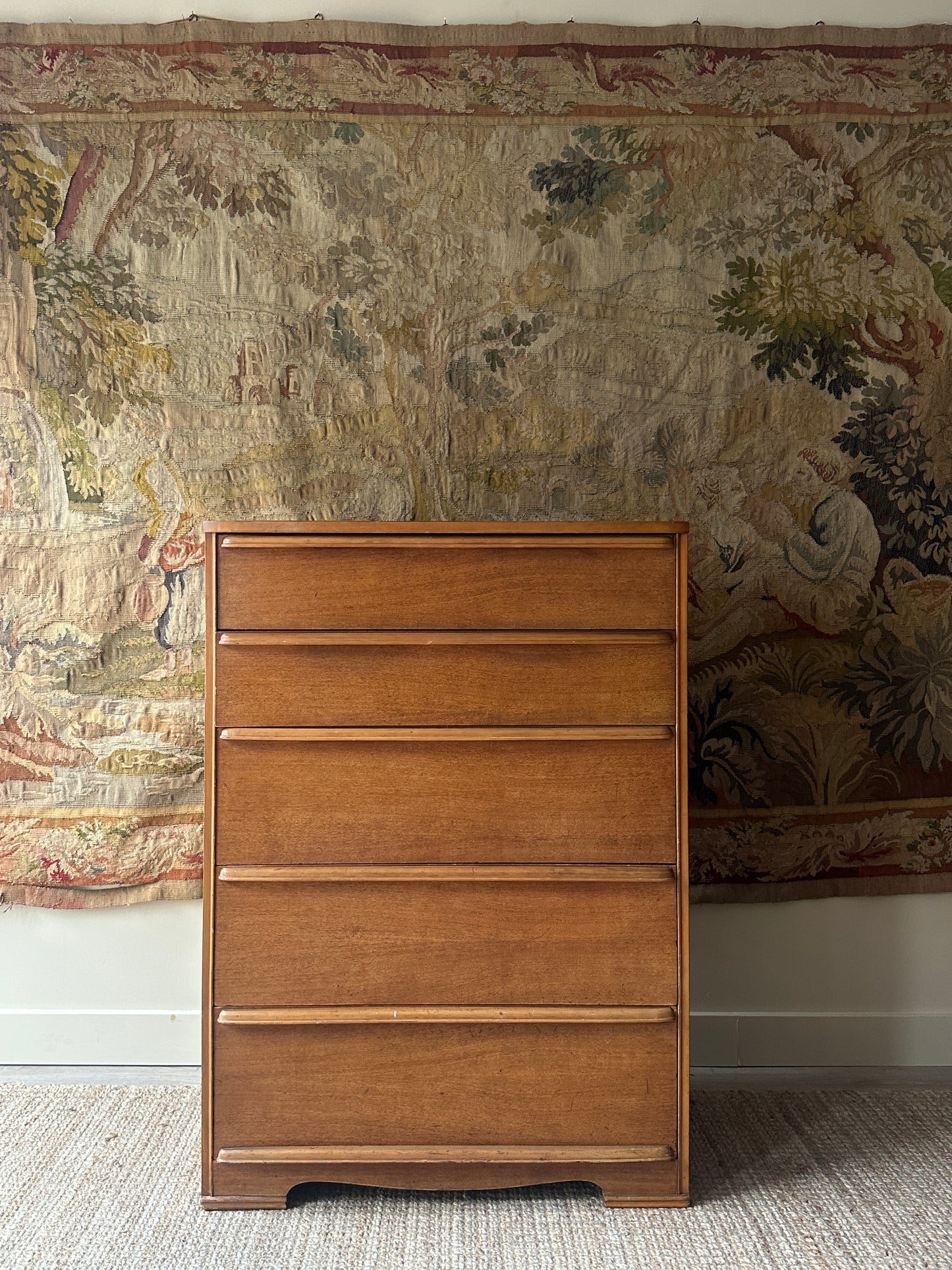 Walnut tallboy