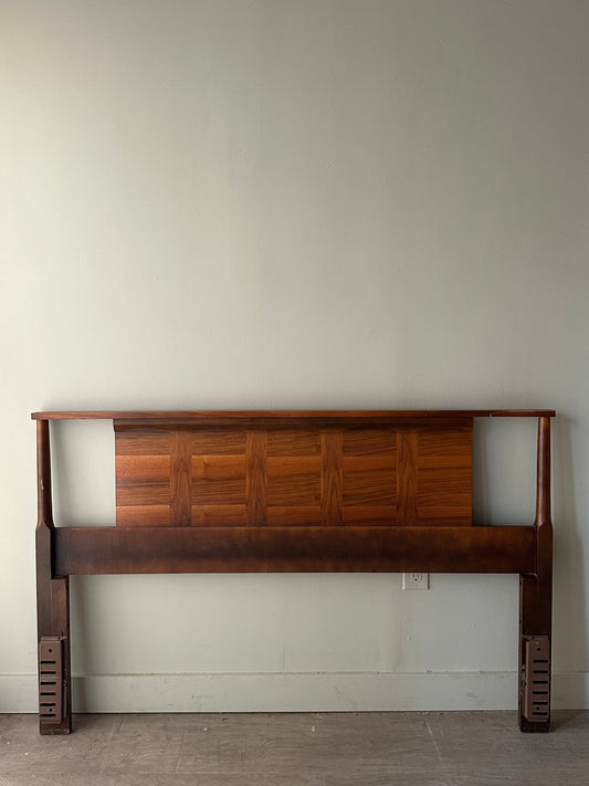 Walnut headboard. Full.