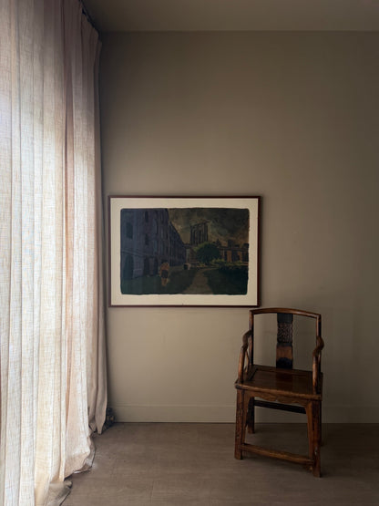 Brooklyn cityscape by Gang Qian (b. 1958)