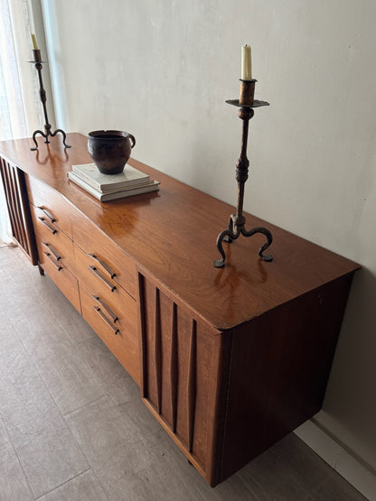 Walnut 12 drawer dresser