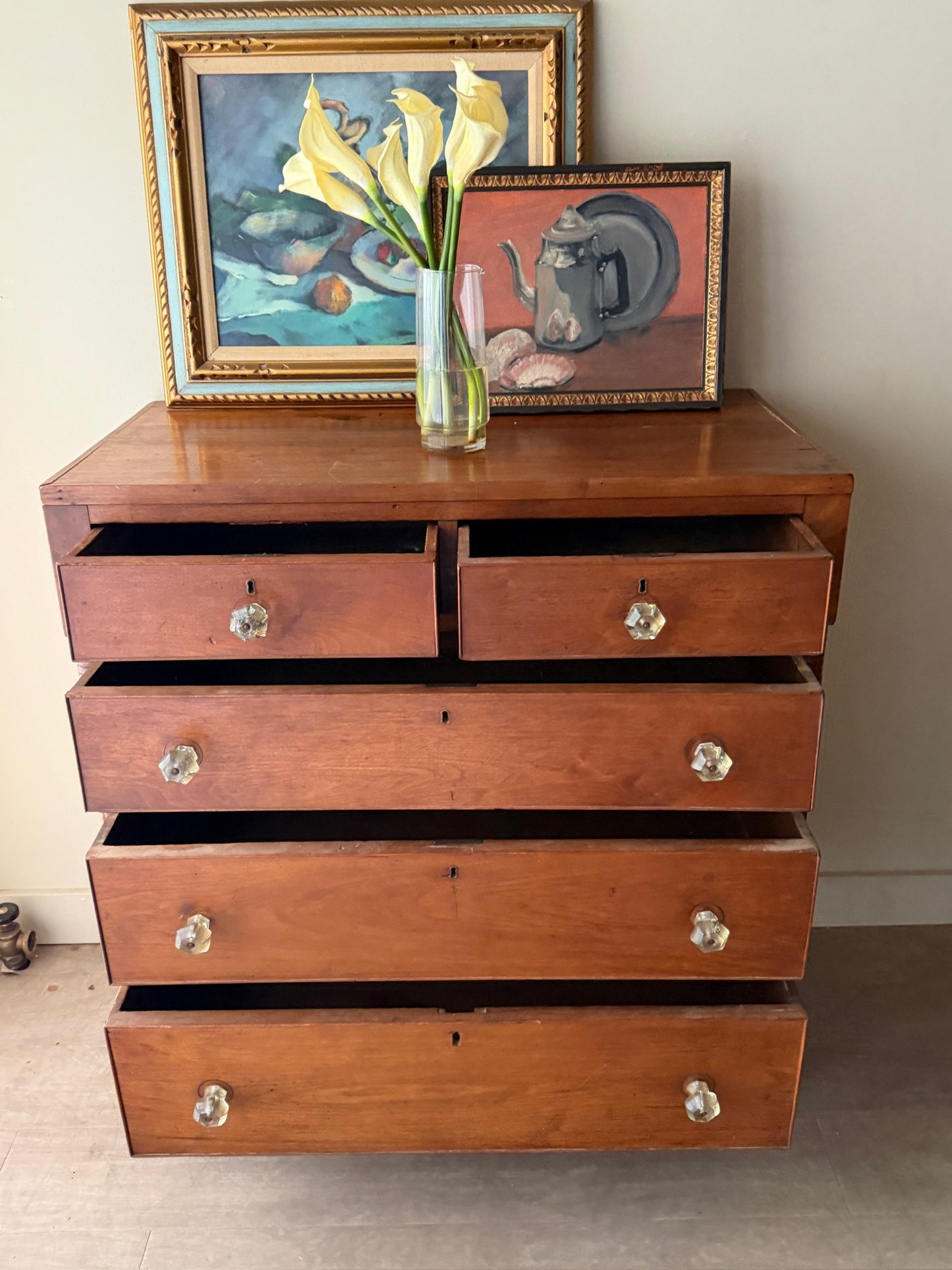 Pennsylvania Sheraton walnut dresser