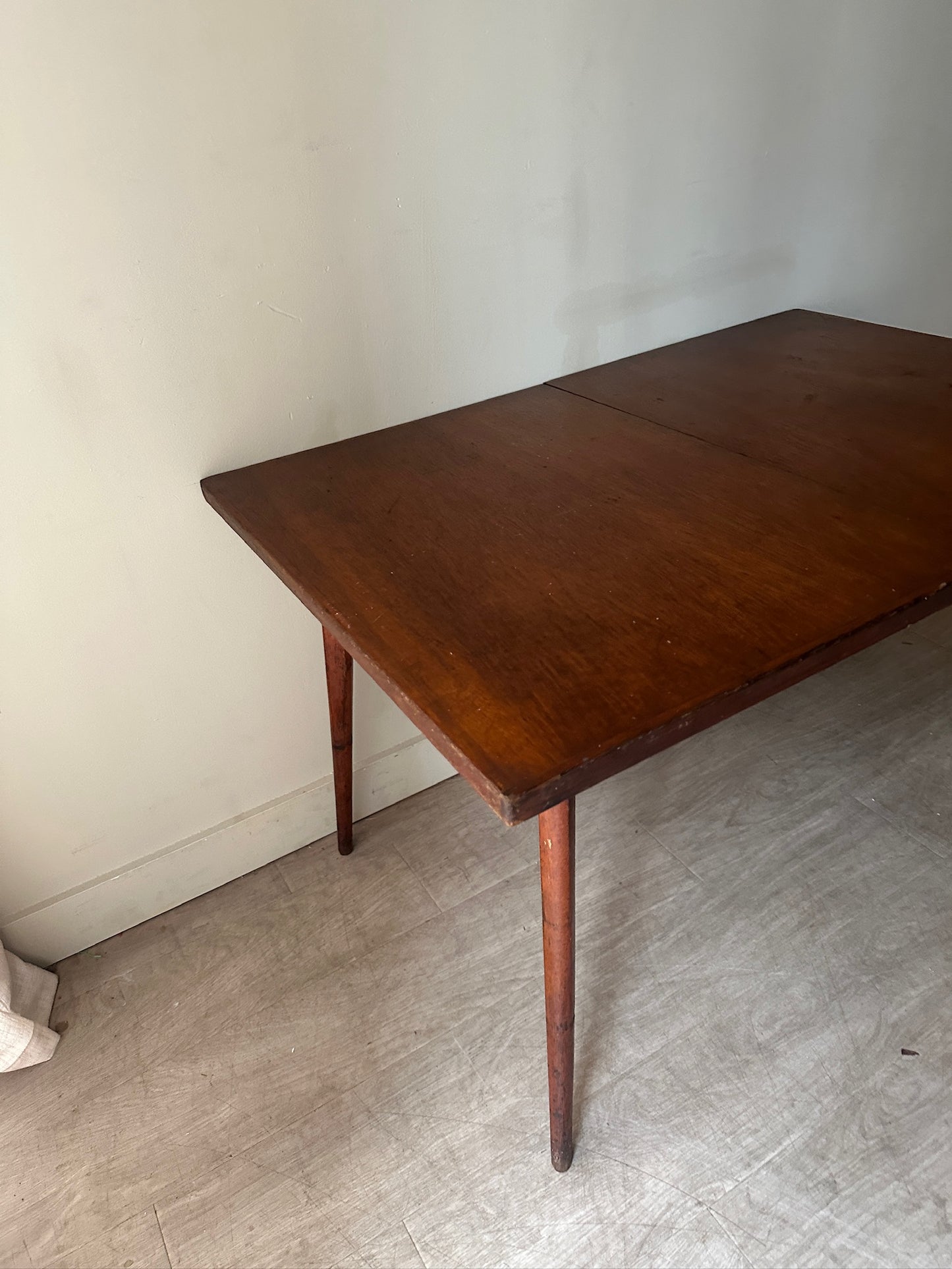 Walnut dining table with extensions