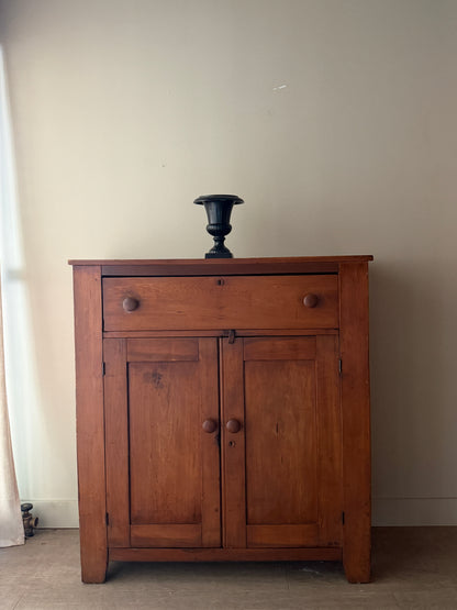 Pennsylvania Federal poplar jelly cupboard