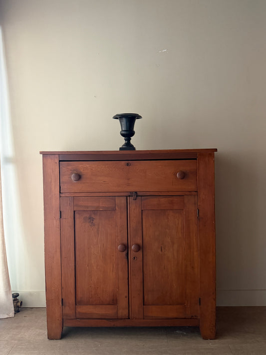 Pennsylvania Federal poplar jelly cupboard