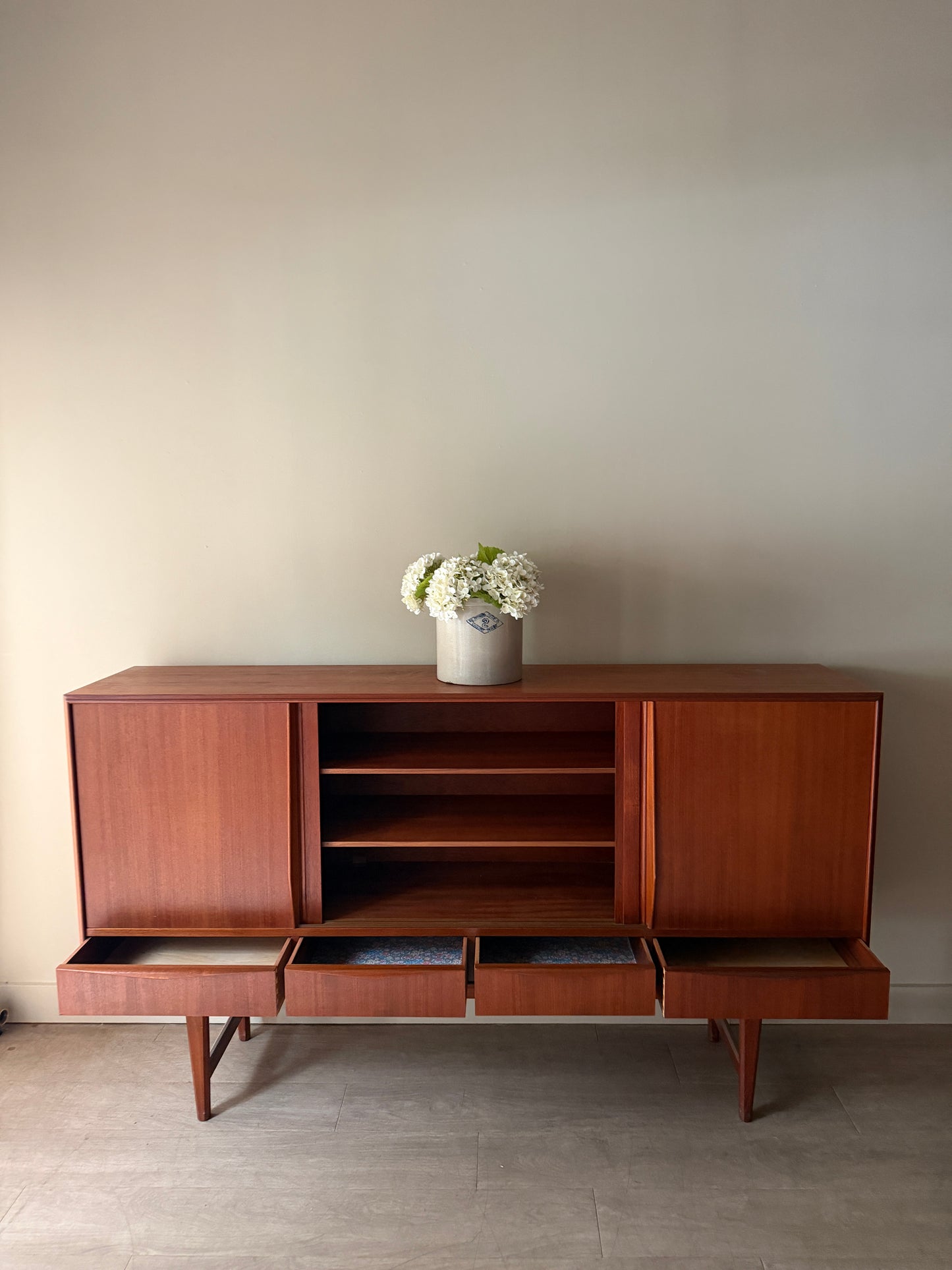 E. W. Bach for Sejling Danish teak sideboard