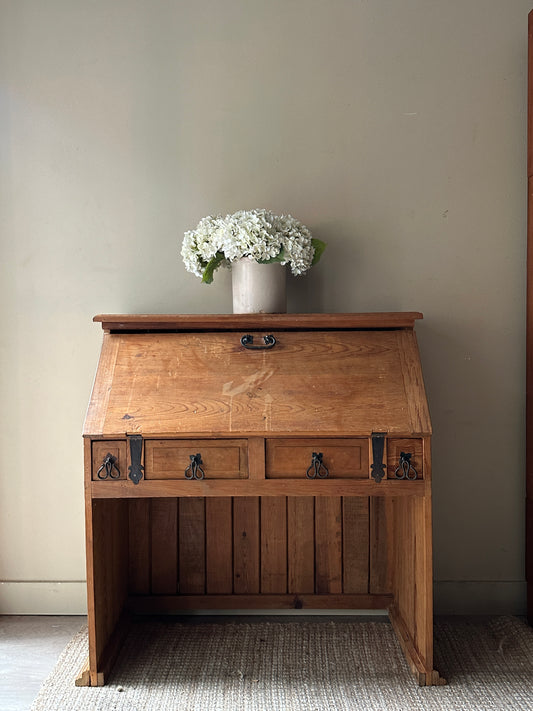 Pine secretary desk